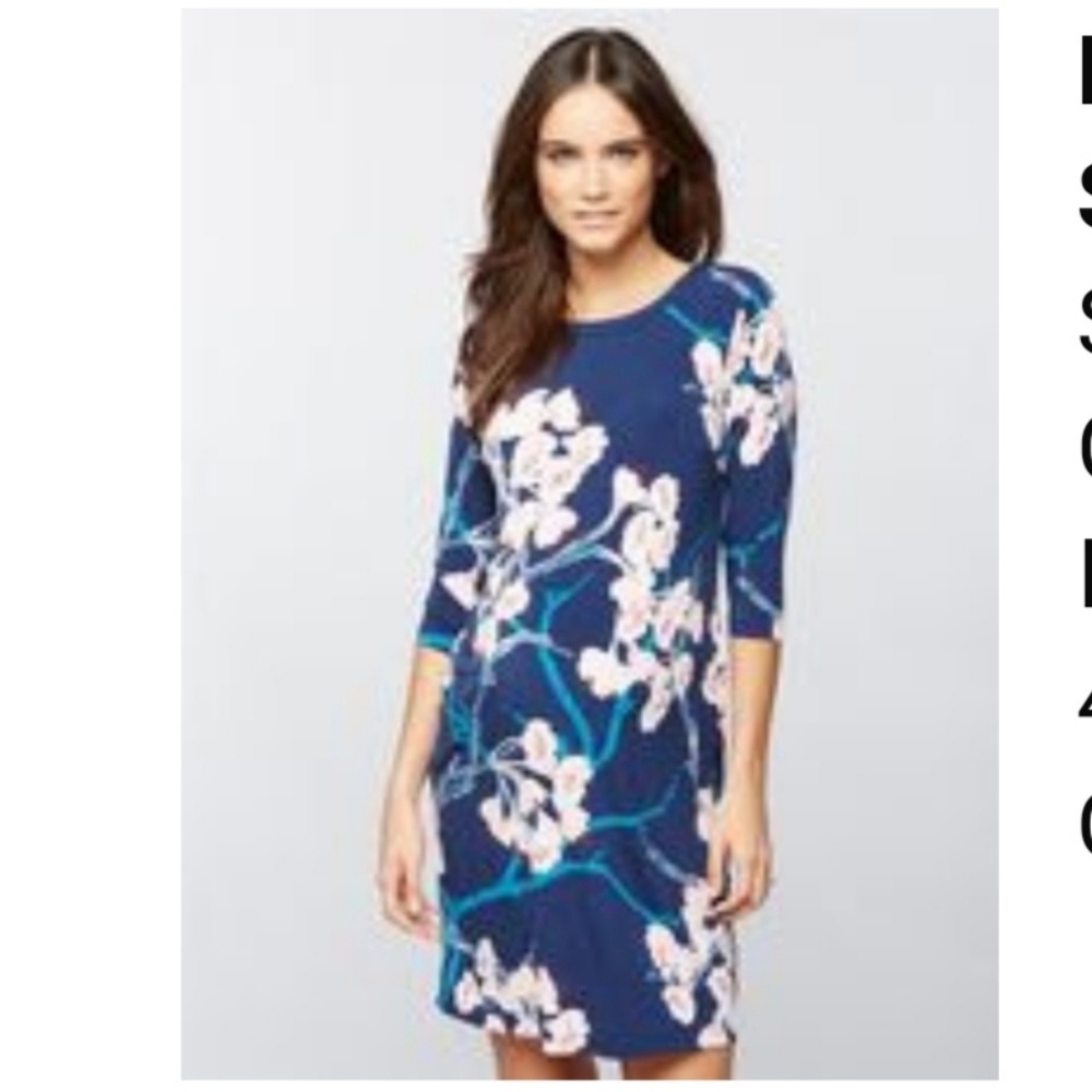 Floral maternity sheath dress